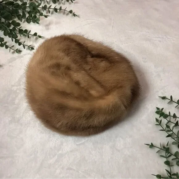 Accessories | Vintage Union Made Kn 75395 Tan Brown Fur Hat  display picture 1